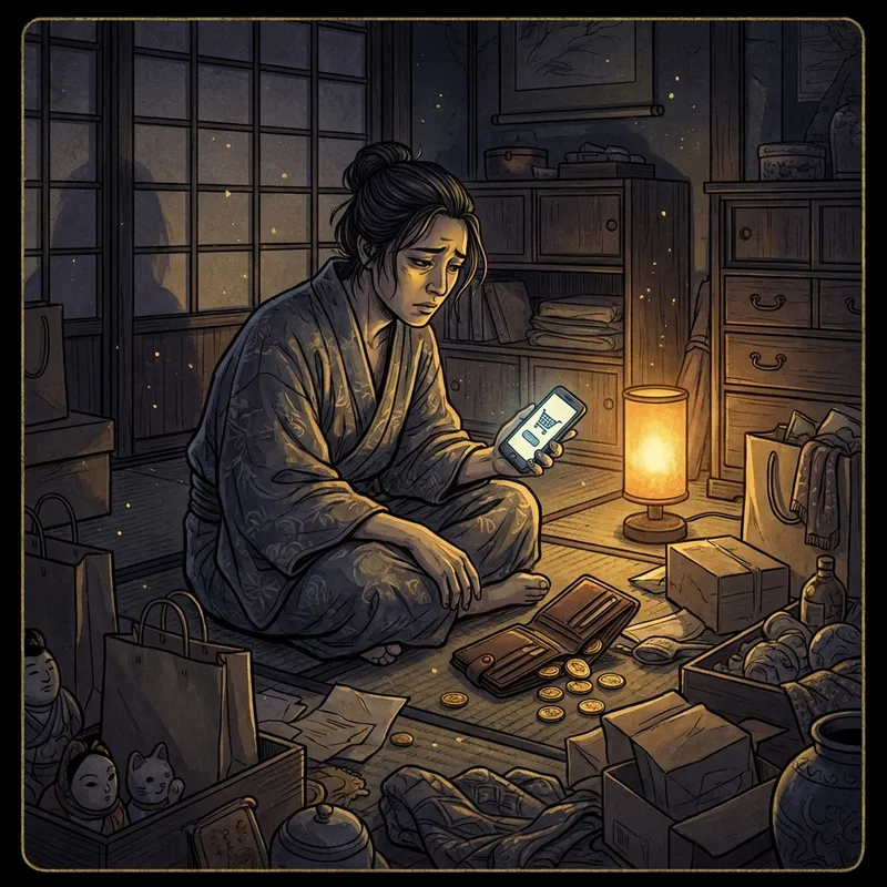 貯金できない Background